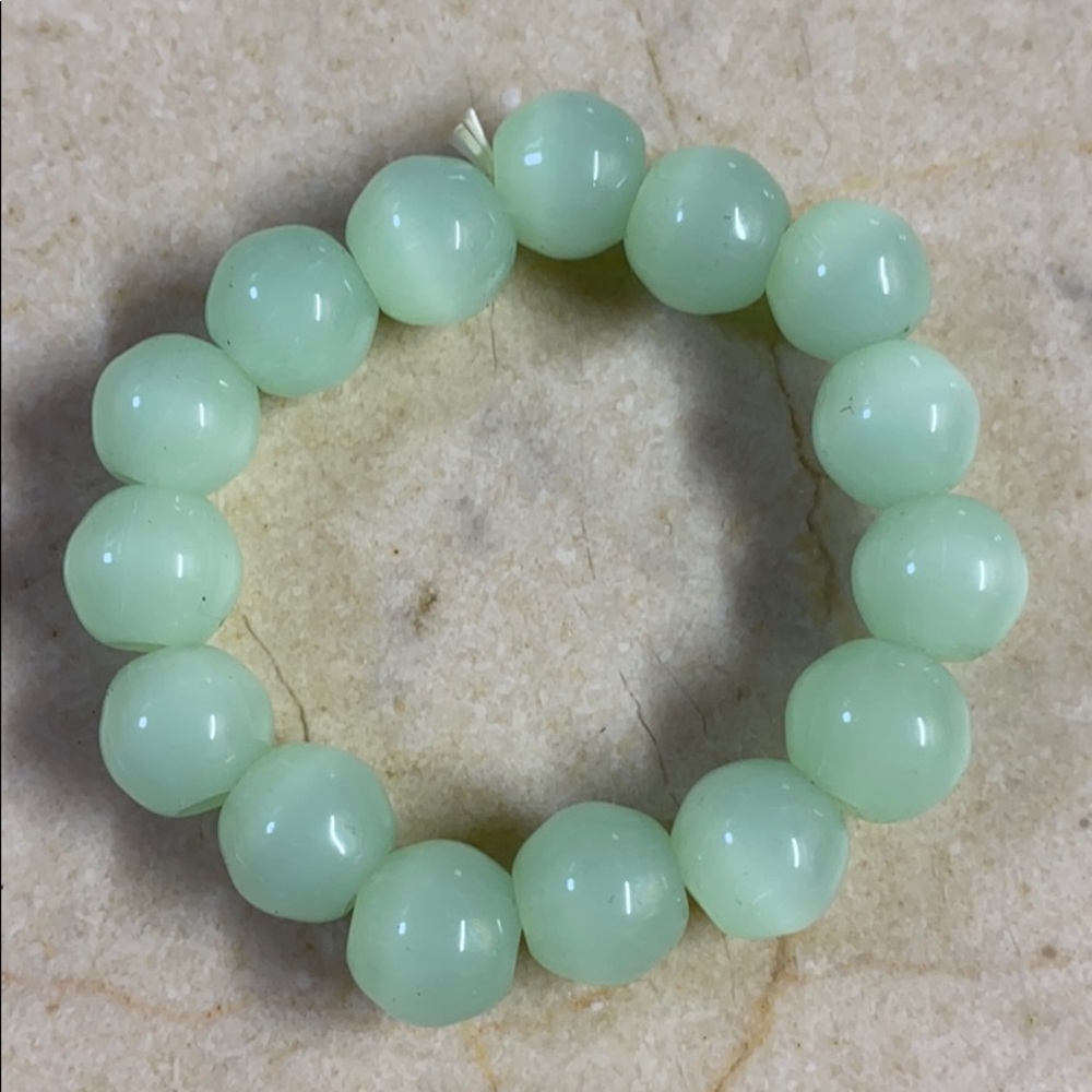 Jade stone bracelet